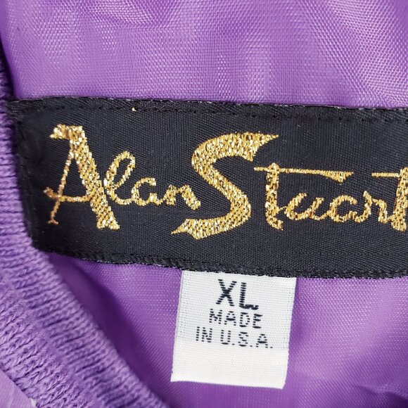 Vintage Alan Stuart Bomber Jacket Lightweight Made In USA Mens Sz XL - Picture 7 of 8